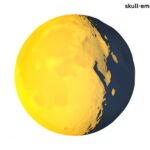 Current Phase of the Moon as an Emoji