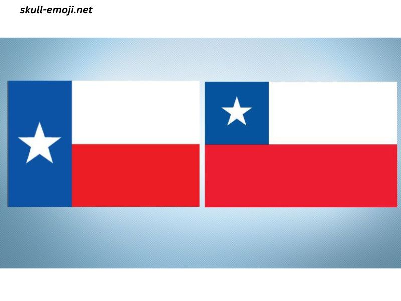 Chile Flag vs Texas Flag